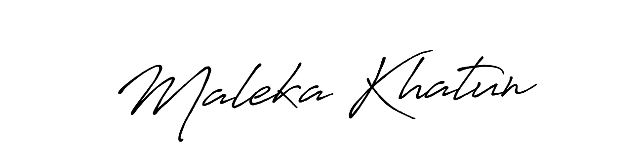 It looks lik you need a new signature style for name Maleka Khatun. Design unique handwritten (Antro_Vectra_Bolder) signature with our free signature maker in just a few clicks. Maleka Khatun signature style 7 images and pictures png
