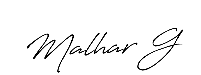 Here are the top 10 professional signature styles for the name Malhar G. These are the best autograph styles you can use for your name. Malhar G signature style 7 images and pictures png