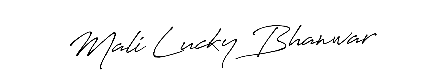 Make a short Mali Lucky Bhanwar signature style. Manage your documents anywhere anytime using Antro_Vectra_Bolder. Create and add eSignatures, submit forms, share and send files easily. Mali Lucky Bhanwar signature style 7 images and pictures png