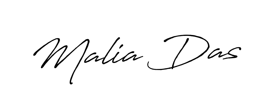 Design your own signature with our free online signature maker. With this signature software, you can create a handwritten (Antro_Vectra_Bolder) signature for name Malia Das. Malia Das signature style 7 images and pictures png