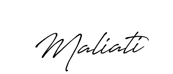It looks lik you need a new signature style for name Maliati. Design unique handwritten (Antro_Vectra_Bolder) signature with our free signature maker in just a few clicks. Maliati signature style 7 images and pictures png
