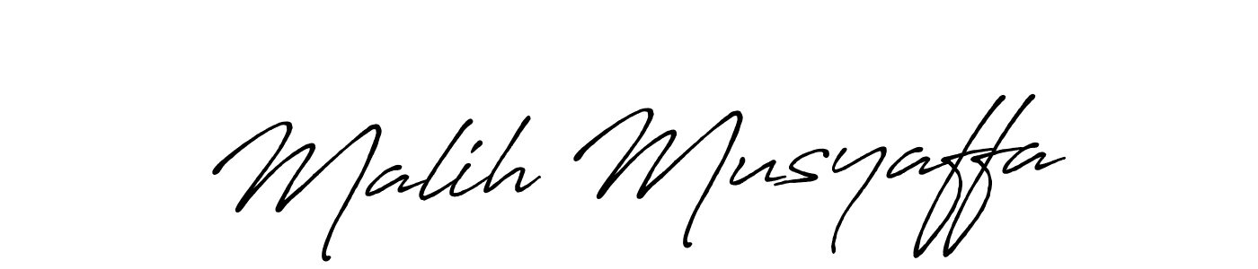 Make a beautiful signature design for name Malih Musyaffa. Use this online signature maker to create a handwritten signature for free. Malih Musyaffa signature style 7 images and pictures png