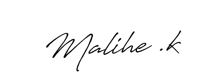 Once you've used our free online signature maker to create your best signature Antro_Vectra_Bolder style, it's time to enjoy all of the benefits that Malihe .k name signing documents. Malihe .k signature style 7 images and pictures png