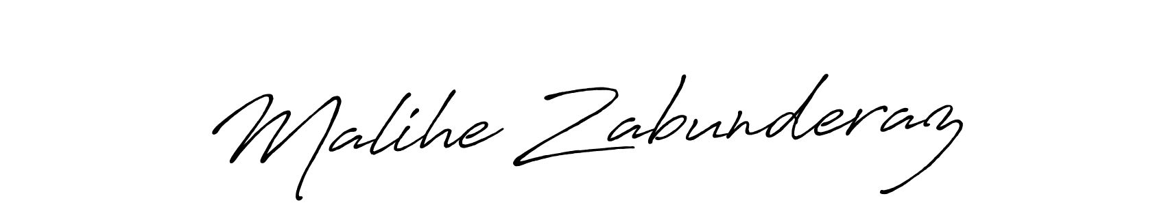 This is the best signature style for the Malihe Zabunderaz name. Also you like these signature font (Antro_Vectra_Bolder). Mix name signature. Malihe Zabunderaz signature style 7 images and pictures png