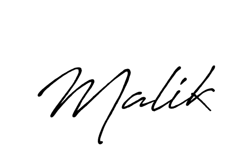 Make a beautiful signature design for name Malik. With this signature (Antro_Vectra_Bolder) style, you can create a handwritten signature for free. Malik signature style 7 images and pictures png