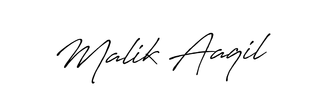 It looks lik you need a new signature style for name Malik Aaqil. Design unique handwritten (Antro_Vectra_Bolder) signature with our free signature maker in just a few clicks. Malik Aaqil signature style 7 images and pictures png