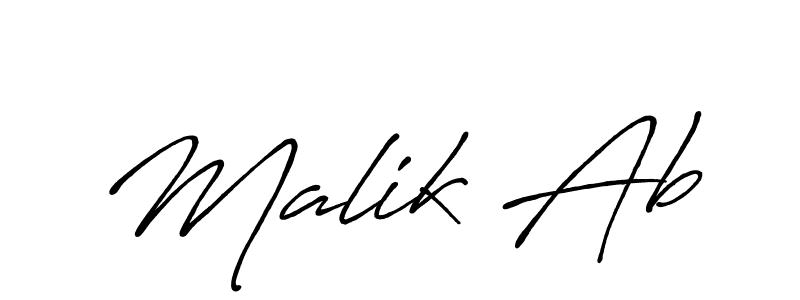 The best way (Antro_Vectra_Bolder) to make a short signature is to pick only two or three words in your name. The name Malik Ab include a total of six letters. For converting this name. Malik Ab signature style 7 images and pictures png