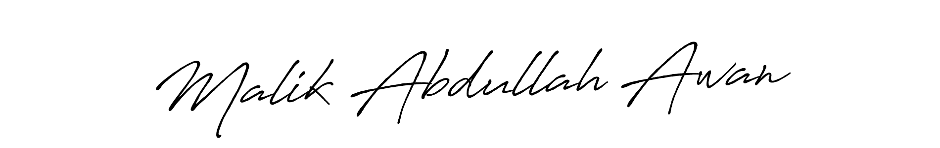 Once you've used our free online signature maker to create your best signature Antro_Vectra_Bolder style, it's time to enjoy all of the benefits that Malik Abdullah Awan name signing documents. Malik Abdullah Awan signature style 7 images and pictures png