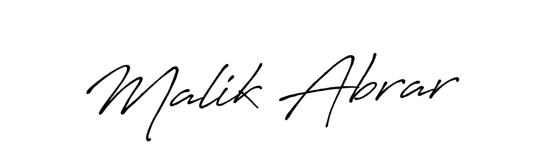 You should practise on your own different ways (Antro_Vectra_Bolder) to write your name (Malik Abrar) in signature. don't let someone else do it for you. Malik Abrar signature style 7 images and pictures png