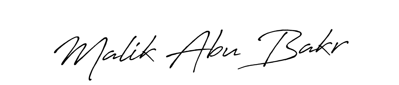 Similarly Antro_Vectra_Bolder is the best handwritten signature design. Signature creator online .You can use it as an online autograph creator for name Malik Abu Bakr. Malik Abu Bakr signature style 7 images and pictures png