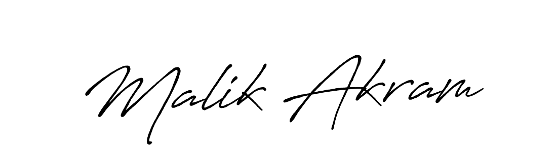 It looks lik you need a new signature style for name Malik Akram. Design unique handwritten (Antro_Vectra_Bolder) signature with our free signature maker in just a few clicks. Malik Akram signature style 7 images and pictures png