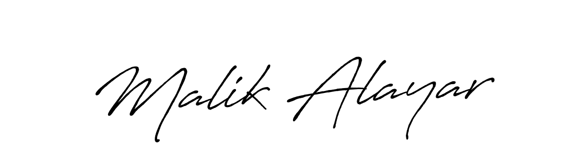 You can use this online signature creator to create a handwritten signature for the name Malik Alayar. This is the best online autograph maker. Malik Alayar signature style 7 images and pictures png