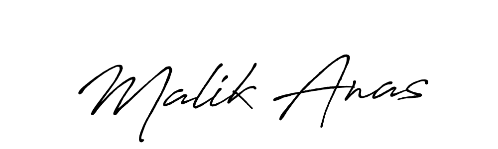 Make a beautiful signature design for name Malik Anas. With this signature (Antro_Vectra_Bolder) style, you can create a handwritten signature for free. Malik Anas signature style 7 images and pictures png