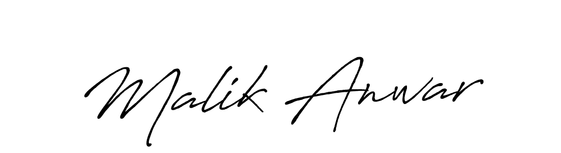 How to make Malik Anwar signature? Antro_Vectra_Bolder is a professional autograph style. Create handwritten signature for Malik Anwar name. Malik Anwar signature style 7 images and pictures png