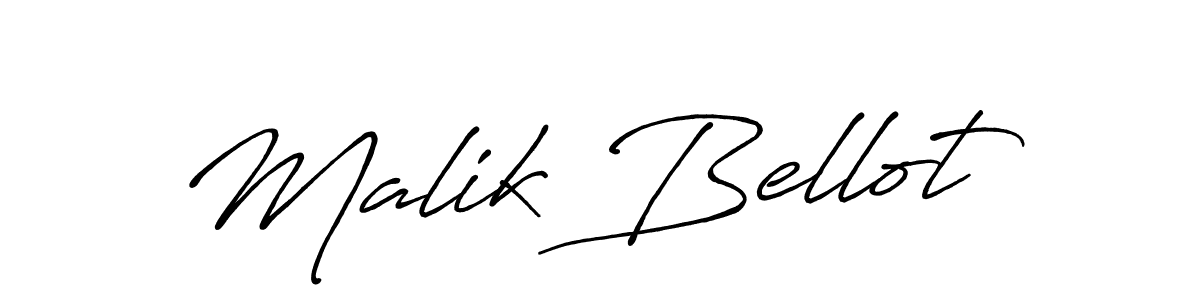 How to make Malik Bellot signature? Antro_Vectra_Bolder is a professional autograph style. Create handwritten signature for Malik Bellot name. Malik Bellot signature style 7 images and pictures png