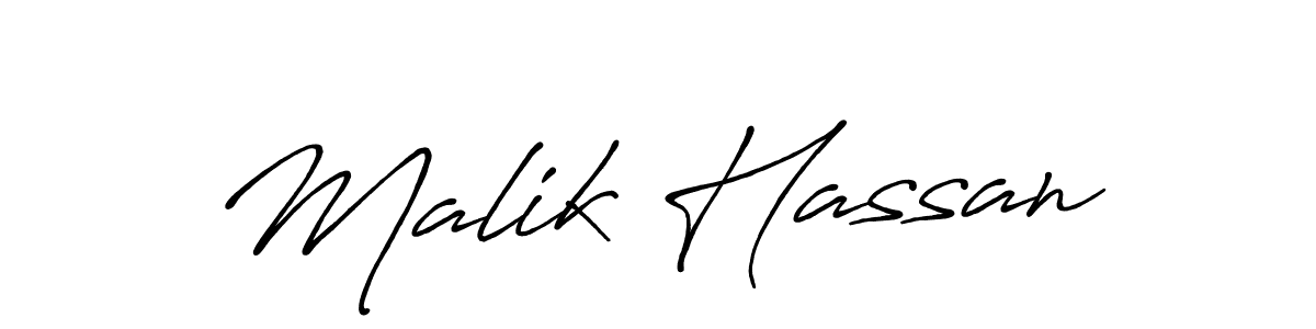 Make a short Malik Hassan signature style. Manage your documents anywhere anytime using Antro_Vectra_Bolder. Create and add eSignatures, submit forms, share and send files easily. Malik Hassan signature style 7 images and pictures png