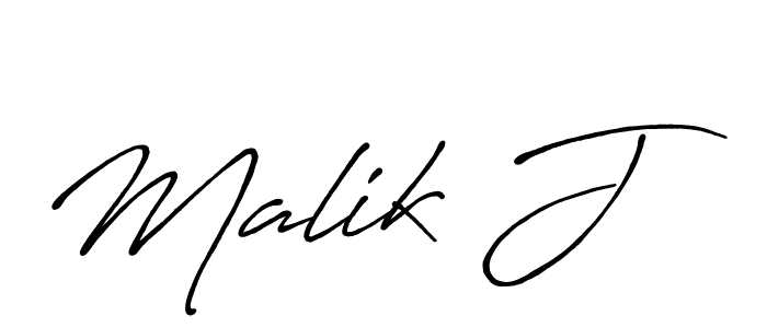 The best way (Antro_Vectra_Bolder) to make a short signature is to pick only two or three words in your name. The name Malik J include a total of six letters. For converting this name. Malik J signature style 7 images and pictures png