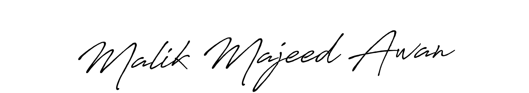 This is the best signature style for the Malik Majeed Awan name. Also you like these signature font (Antro_Vectra_Bolder). Mix name signature. Malik Majeed Awan signature style 7 images and pictures png