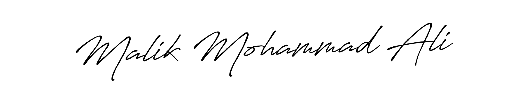 Make a beautiful signature design for name Malik Mohammad Ali. Use this online signature maker to create a handwritten signature for free. Malik Mohammad Ali signature style 7 images and pictures png