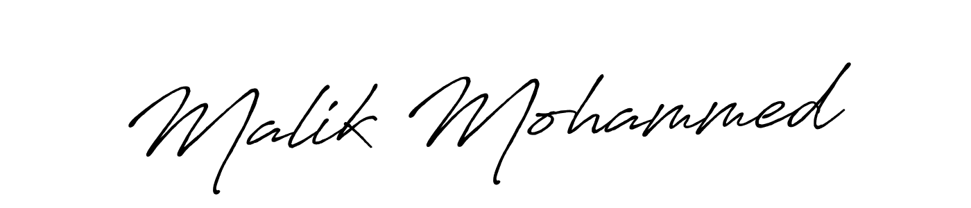 Also You can easily find your signature by using the search form. We will create Malik Mohammed name handwritten signature images for you free of cost using Antro_Vectra_Bolder sign style. Malik Mohammed signature style 7 images and pictures png