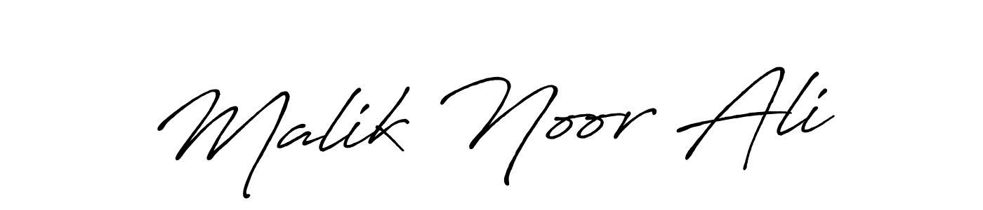 Make a short Malik Noor Ali signature style. Manage your documents anywhere anytime using Antro_Vectra_Bolder. Create and add eSignatures, submit forms, share and send files easily. Malik Noor Ali signature style 7 images and pictures png