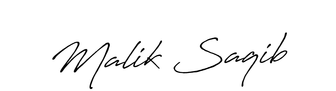 This is the best signature style for the Malik Saqib name. Also you like these signature font (Antro_Vectra_Bolder). Mix name signature. Malik Saqib signature style 7 images and pictures png