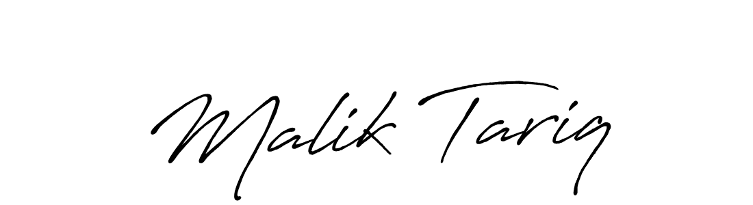 Also we have Malik Tariq name is the best signature style. Create professional handwritten signature collection using Antro_Vectra_Bolder autograph style. Malik Tariq signature style 7 images and pictures png