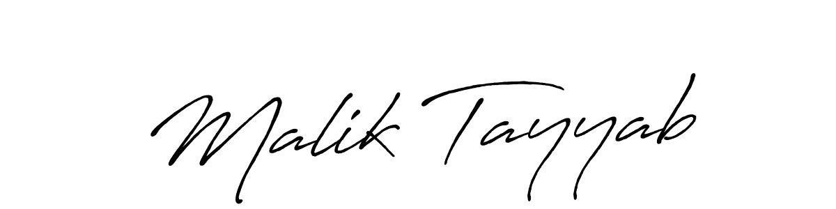 The best way (Antro_Vectra_Bolder) to make a short signature is to pick only two or three words in your name. The name Malik Tayyab include a total of six letters. For converting this name. Malik Tayyab signature style 7 images and pictures png