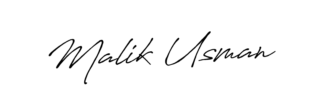 You should practise on your own different ways (Antro_Vectra_Bolder) to write your name (Malik Usman) in signature. don't let someone else do it for you. Malik Usman signature style 7 images and pictures png