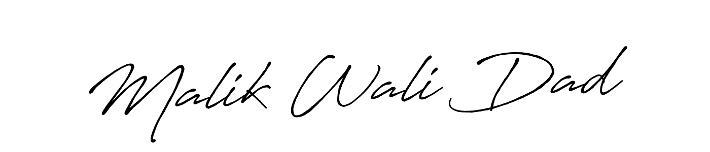 You can use this online signature creator to create a handwritten signature for the name Malik Wali Dad. This is the best online autograph maker. Malik Wali Dad signature style 7 images and pictures png