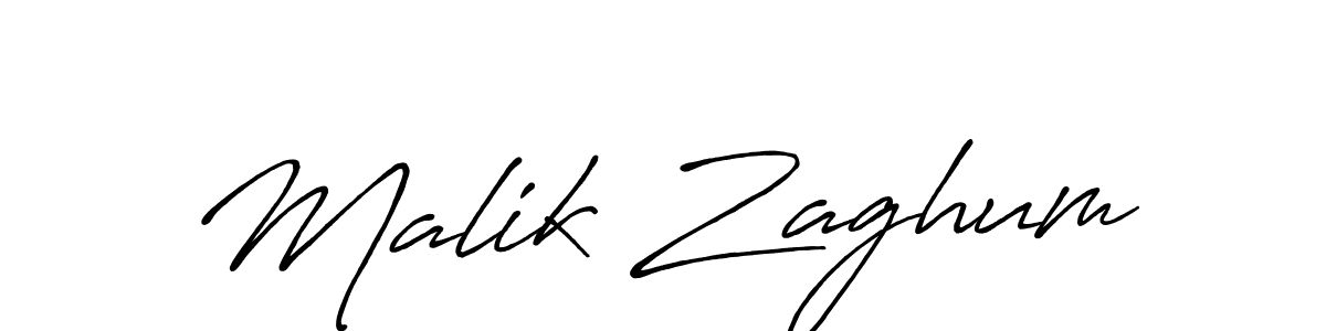 It looks lik you need a new signature style for name Malik Zaghum. Design unique handwritten (Antro_Vectra_Bolder) signature with our free signature maker in just a few clicks. Malik Zaghum signature style 7 images and pictures png