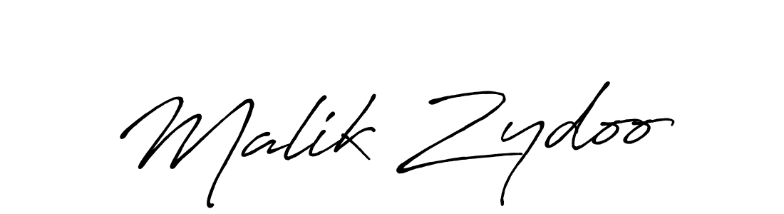 Also we have Malik Zydoo name is the best signature style. Create professional handwritten signature collection using Antro_Vectra_Bolder autograph style. Malik Zydoo signature style 7 images and pictures png