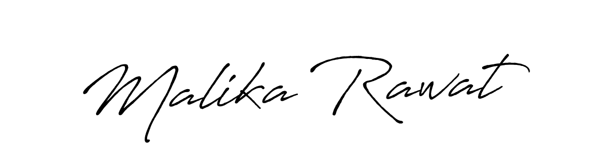 Make a beautiful signature design for name Malika Rawat. Use this online signature maker to create a handwritten signature for free. Malika Rawat signature style 7 images and pictures png