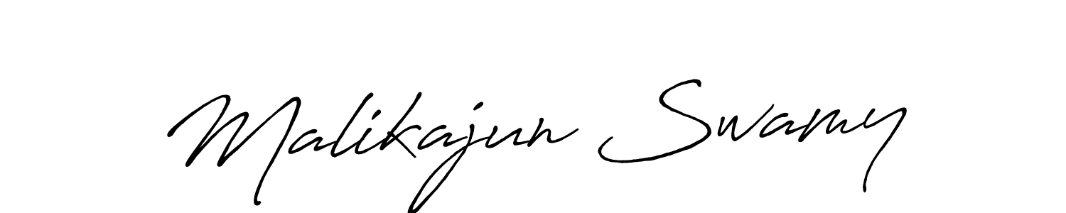 Use a signature maker to create a handwritten signature online. With this signature software, you can design (Antro_Vectra_Bolder) your own signature for name Malikajun Swamy. Malikajun Swamy signature style 7 images and pictures png