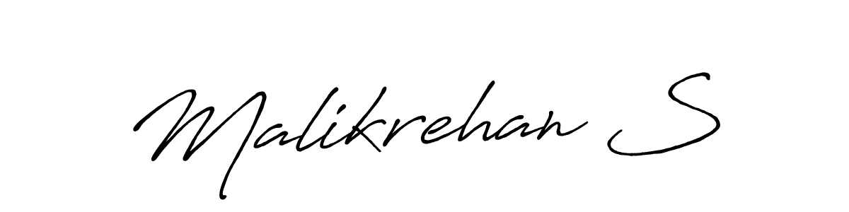 Here are the top 10 professional signature styles for the name Malikrehan S. These are the best autograph styles you can use for your name. Malikrehan S signature style 7 images and pictures png
