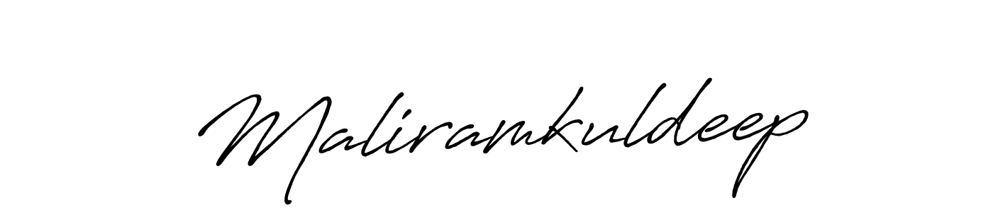 How to make Maliramkuldeep signature? Antro_Vectra_Bolder is a professional autograph style. Create handwritten signature for Maliramkuldeep name. Maliramkuldeep signature style 7 images and pictures png
