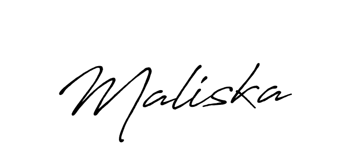 How to make Maliska signature? Antro_Vectra_Bolder is a professional autograph style. Create handwritten signature for Maliska name. Maliska signature style 7 images and pictures png