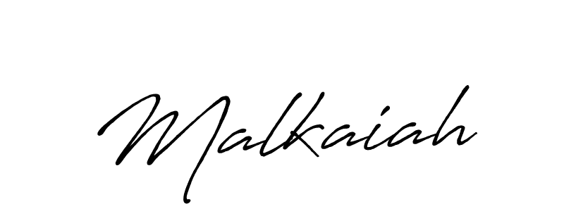 Malkaiah stylish signature style. Best Handwritten Sign (Antro_Vectra_Bolder) for my name. Handwritten Signature Collection Ideas for my name Malkaiah. Malkaiah signature style 7 images and pictures png