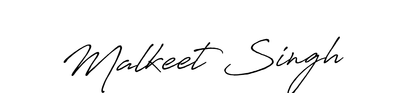 Also we have Malkeet Singh name is the best signature style. Create professional handwritten signature collection using Antro_Vectra_Bolder autograph style. Malkeet Singh signature style 7 images and pictures png