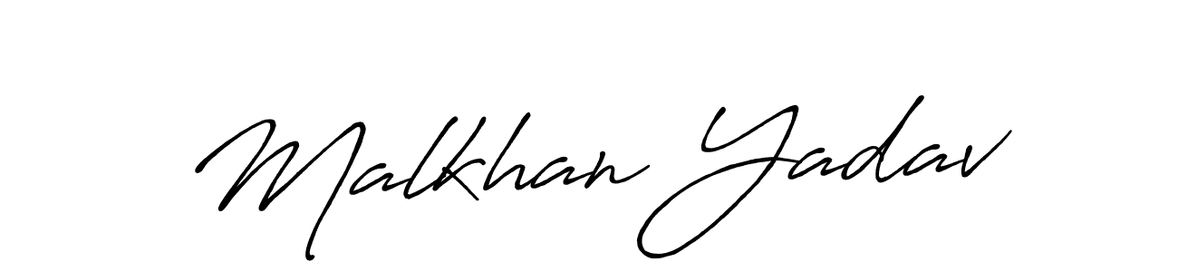 Here are the top 10 professional signature styles for the name Malkhan Yadav. These are the best autograph styles you can use for your name. Malkhan Yadav signature style 7 images and pictures png