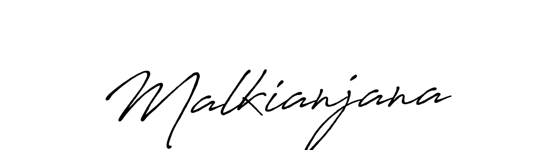 You should practise on your own different ways (Antro_Vectra_Bolder) to write your name (Malkianjana) in signature. don't let someone else do it for you. Malkianjana signature style 7 images and pictures png