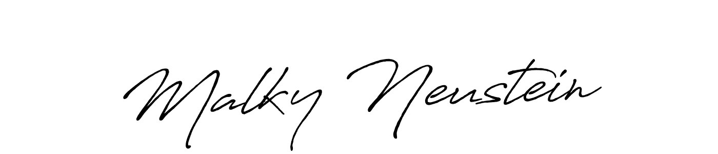 How to make Malky Neustein signature? Antro_Vectra_Bolder is a professional autograph style. Create handwritten signature for Malky Neustein name. Malky Neustein signature style 7 images and pictures png