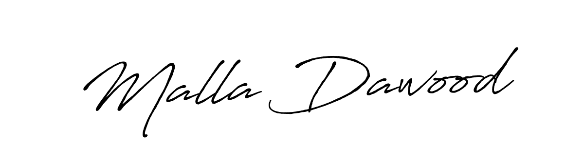 Also You can easily find your signature by using the search form. We will create Malla Dawood name handwritten signature images for you free of cost using Antro_Vectra_Bolder sign style. Malla Dawood signature style 7 images and pictures png