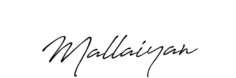 Mallaiyan stylish signature style. Best Handwritten Sign (Antro_Vectra_Bolder) for my name. Handwritten Signature Collection Ideas for my name Mallaiyan. Mallaiyan signature style 7 images and pictures png