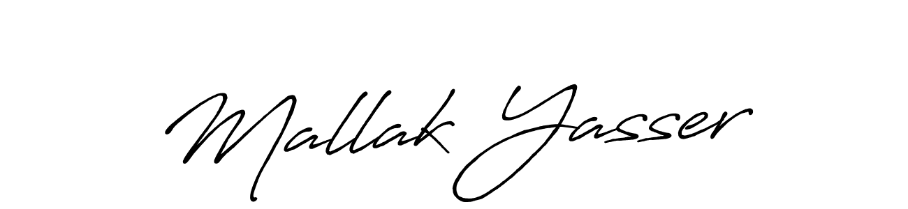 Make a short Mallak Yasser signature style. Manage your documents anywhere anytime using Antro_Vectra_Bolder. Create and add eSignatures, submit forms, share and send files easily. Mallak Yasser signature style 7 images and pictures png