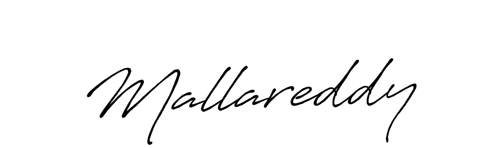 Design your own signature with our free online signature maker. With this signature software, you can create a handwritten (Antro_Vectra_Bolder) signature for name Mallareddy. Mallareddy signature style 7 images and pictures png