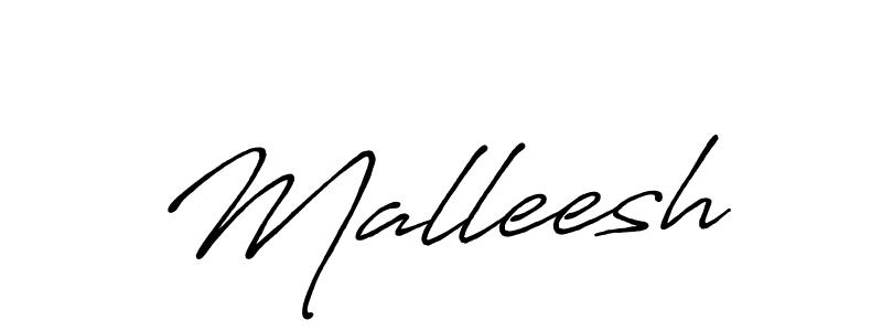 Design your own signature with our free online signature maker. With this signature software, you can create a handwritten (Antro_Vectra_Bolder) signature for name Malleesh. Malleesh signature style 7 images and pictures png