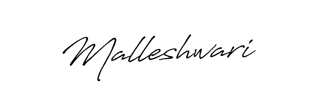 Design your own signature with our free online signature maker. With this signature software, you can create a handwritten (Antro_Vectra_Bolder) signature for name Malleshwari. Malleshwari signature style 7 images and pictures png