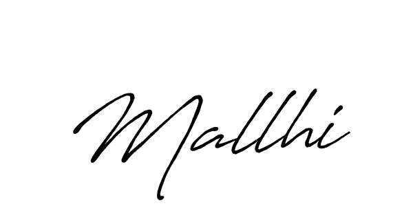 Mallhi stylish signature style. Best Handwritten Sign (Antro_Vectra_Bolder) for my name. Handwritten Signature Collection Ideas for my name Mallhi. Mallhi signature style 7 images and pictures png
