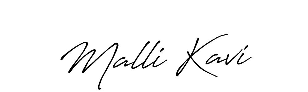 Antro_Vectra_Bolder is a professional signature style that is perfect for those who want to add a touch of class to their signature. It is also a great choice for those who want to make their signature more unique. Get Malli Kavi name to fancy signature for free. Malli Kavi signature style 7 images and pictures png